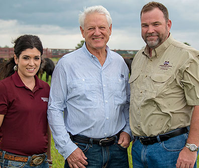 Brandi Karisch, Milton Sundbeck, John Blanton Jr.